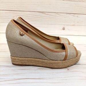 Tory Burch Majorca Espadrille Wedge Sandal Shoes